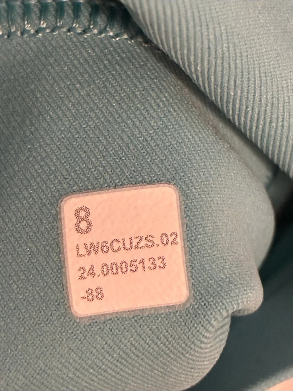 Lululemon NWOT Swift Speed HR Crop 23” Tidal Teal Sz 8 Style #LW6CUZS Stunning